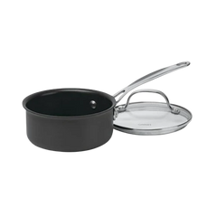 Chef's Classic™ Nonstick Hard Anodized 1 Quart Saucepan with Cover
