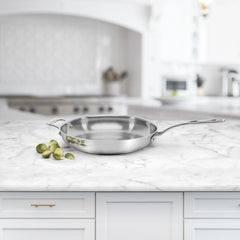 Custom-Clad 5-Ply 12" Fry Pan with Helper Handle