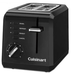 2 Slice Compact Plastic Toaster