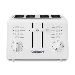 4 Slice Compact Plastic Toaster