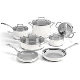 11 Piece Matte White Set