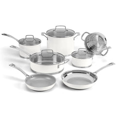 11 Piece Matte White Set