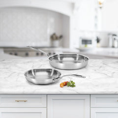 Custom-Clad 5-Ply 9" & 11" Fry Pan Set