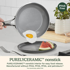 11-Pc Color Impressions Ceramic Nonstick Set