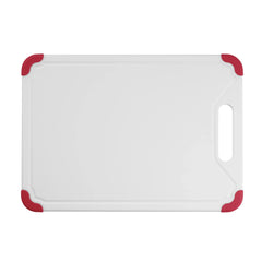 13” White Poly Board with Red