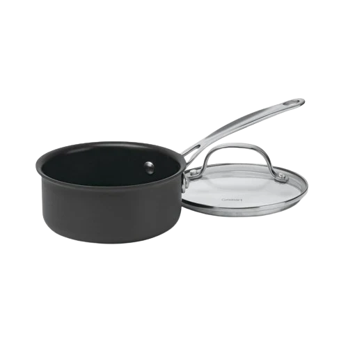 Chef's Classic™ Nonstick Hard Anodized 1 Quart Saucepan with Cover