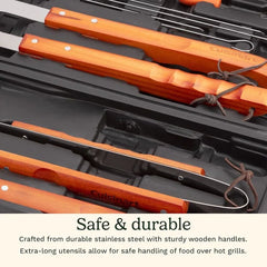 Wooden Handle Tool Set (13 Piece)