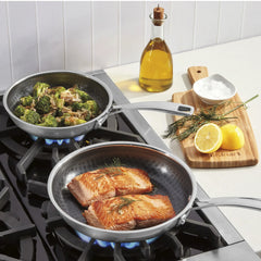 FusionPlus™ Stainless Steel 2-Pk Skillets (8" & 10")