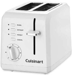 2 Slice Compact Plastic Toaster