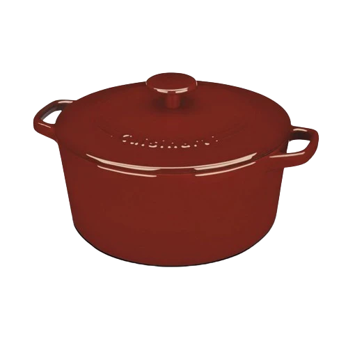 Chef’s Classic™ Enameled Cast Iron Cookware 5 Quart Round Covered Casserole
