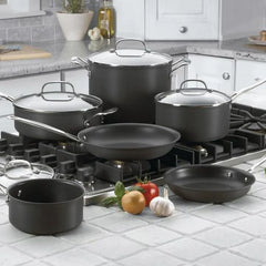 Chef's Classic™ Nonstick Hard Anodized 10 Piece Set