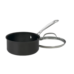 Chef's Classic™ Non-Stick Hard Anodized 1.5 Quart Saucepan with Cover