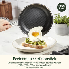 FusionElite+™ Nonstick Tri-Ply Stainless Steel  8" Skillet